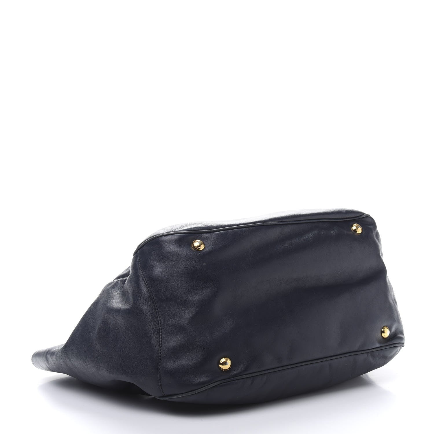Prada Soft Calf Chain Tote Baltico 4 of 16