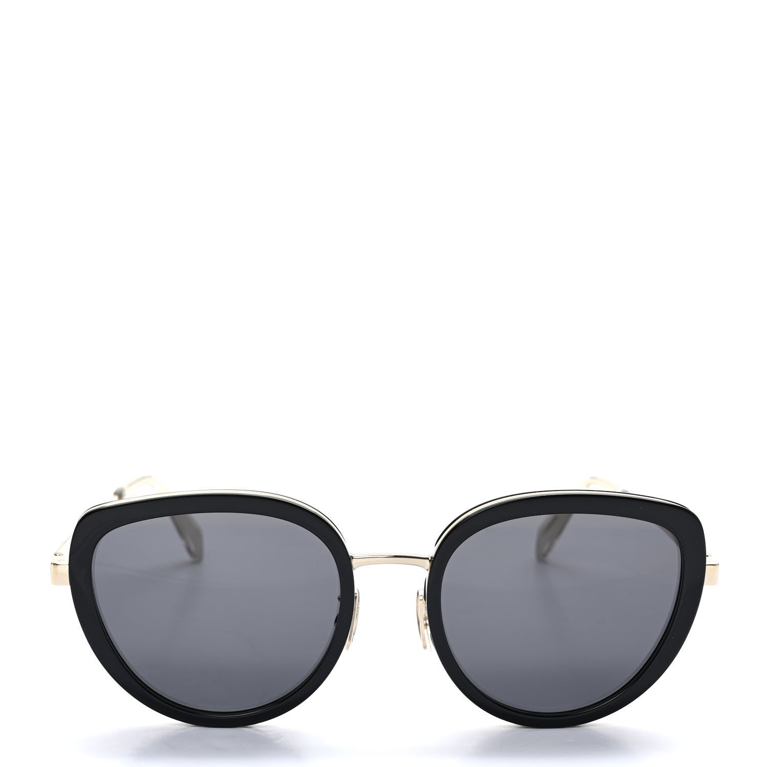 Celine Oversized Square Metal Sunglasses CL40203U Black 2 of 6