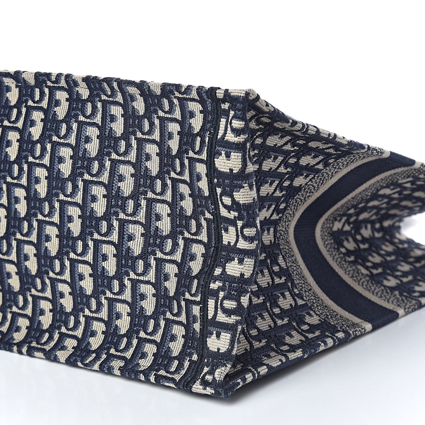 Oblique Book Tote Blue Multicolor