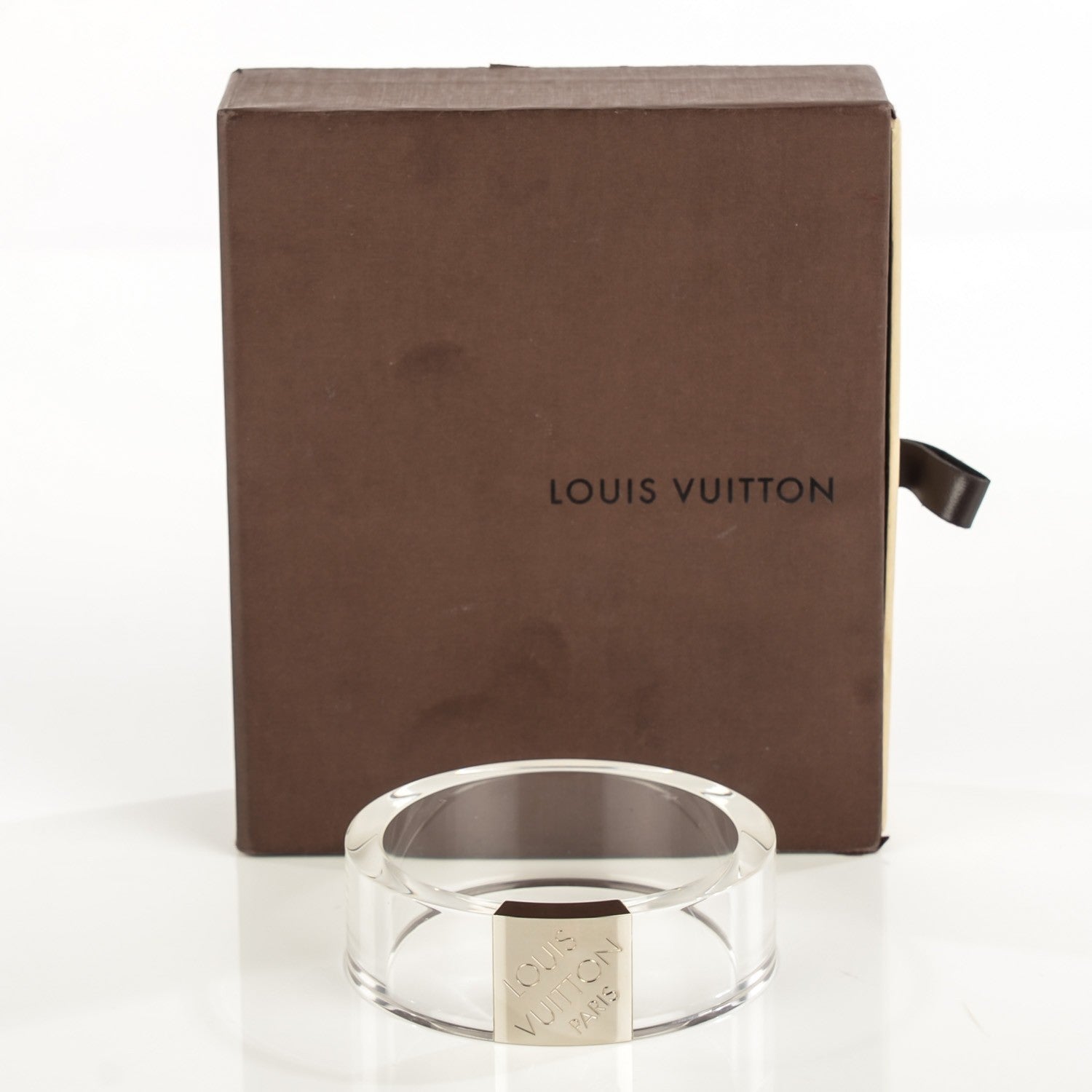 Louis Vuitton Transparent Plexiglass Nightclubber Bracelet MM Medium 4 of 4
