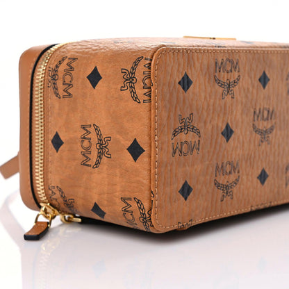 MCM Visetos Rockstar Vanity Case Cognac 4 of 7