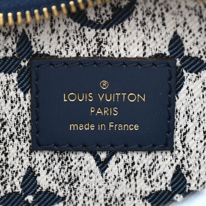 Louis Vuitton Monogram Jacquard Denim Loop Bleu 6 of 9