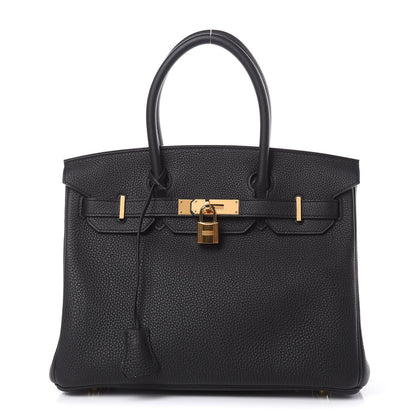 Hermes Togo Birkin 30 Black 1 of 32