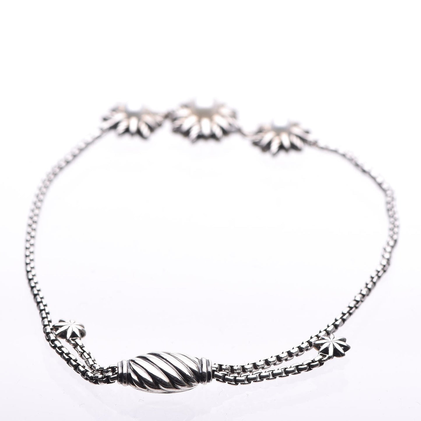 Sterling Silver Pearl Starburst Bracelet