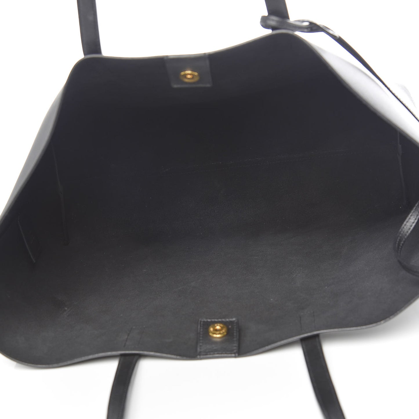 Calfskin Large Shopping Tote Black
