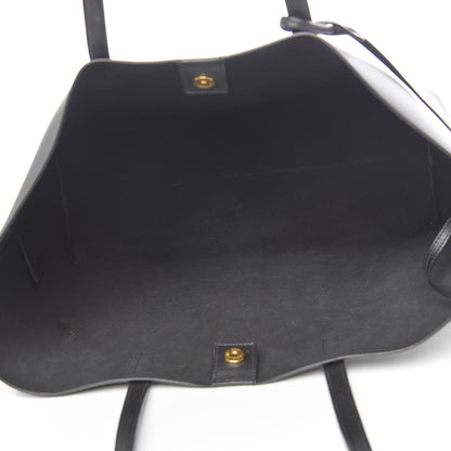 Saint Laurent Calfskin Large Shopping Tote Black 6 of 14
