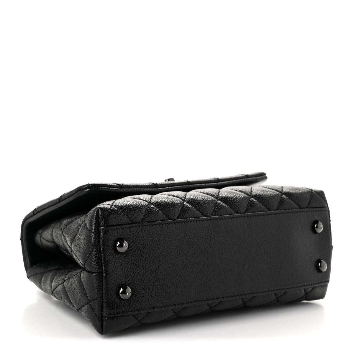 Chanel Caviar Quilted Mini Coco Handle Flap So Black 4 of 10