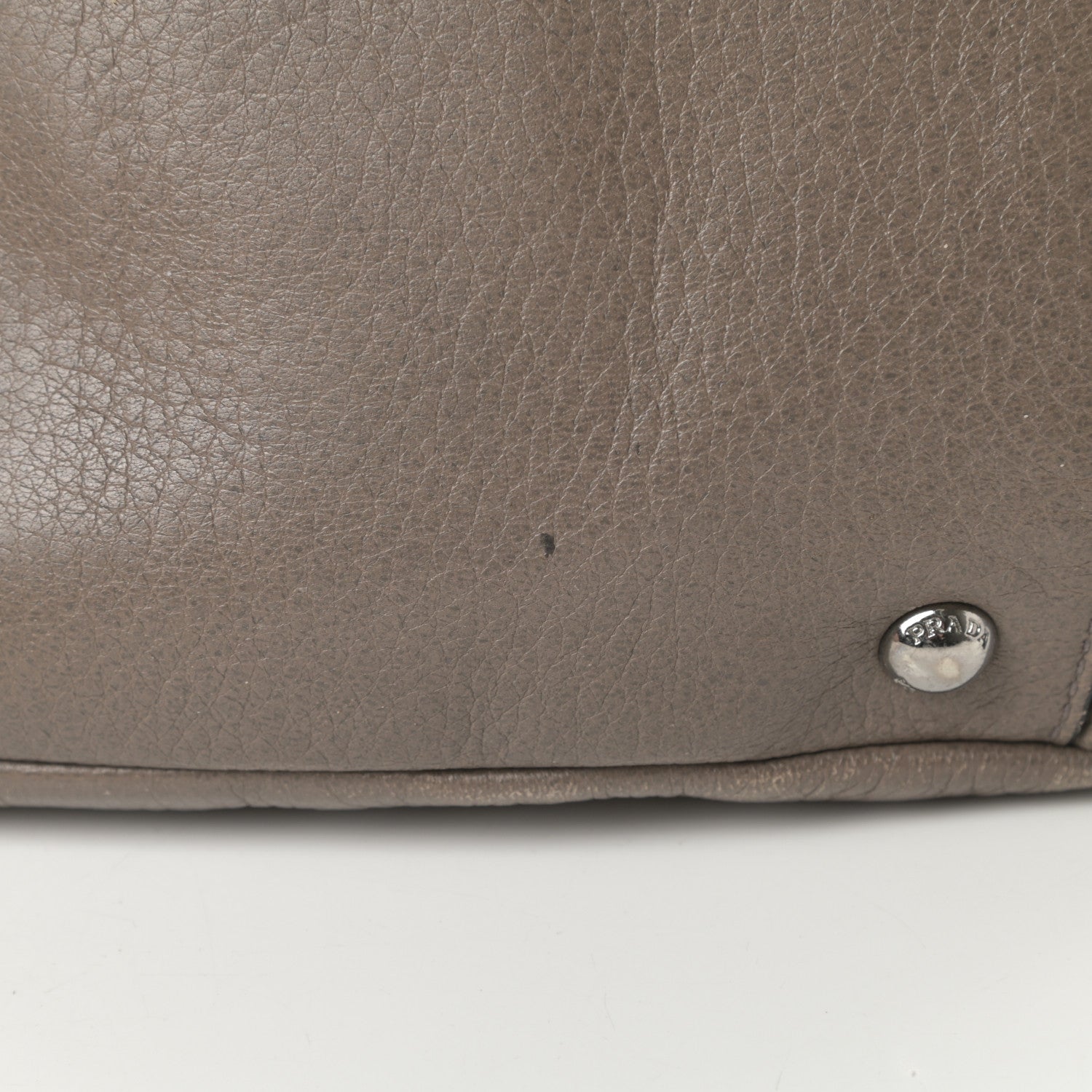 Prada Vitello Daino Shoulder Bag Argilla 17 of 22