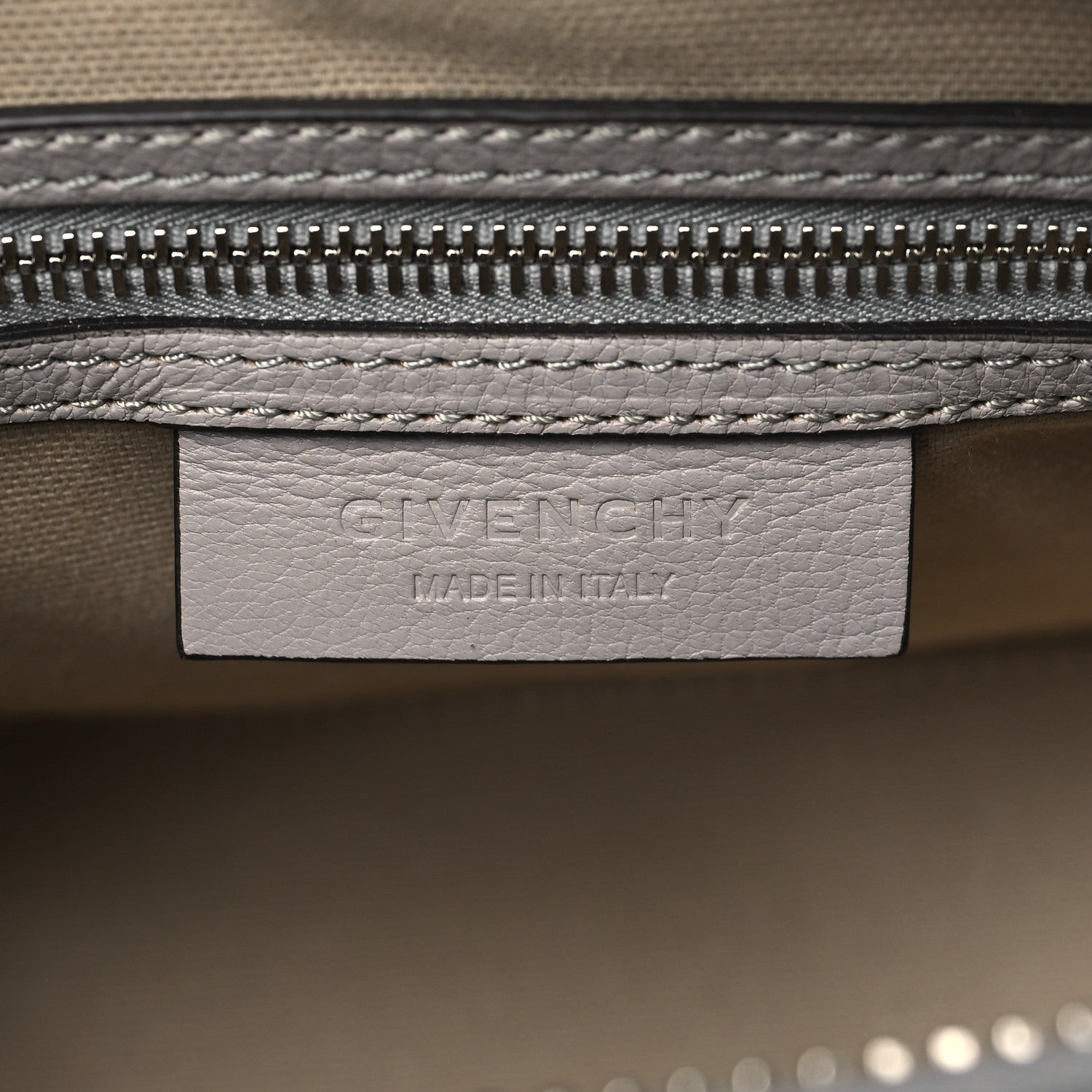 Givenchy Sugar Goatskin Mini Antigona Pearl Grey 6 of 11