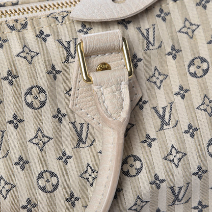 Louis Vuitton Mini Lin Croisette Speedy 30 Blue 14 of 14
