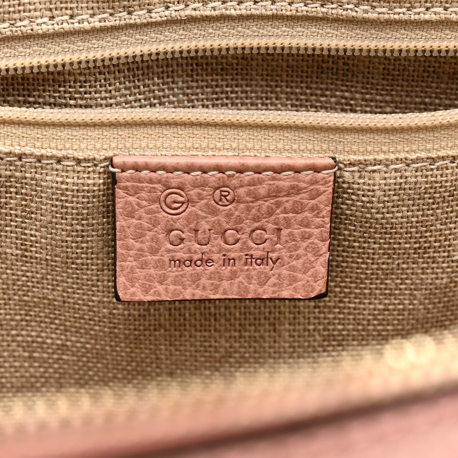 Gucci Dollar Calfskin Medium GG Charm Dome Bag Soft Pink 6 of 13