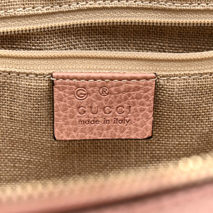 Gucci Dollar Calfskin Medium GG Charm Dome Bag Soft Pink 6 of 13