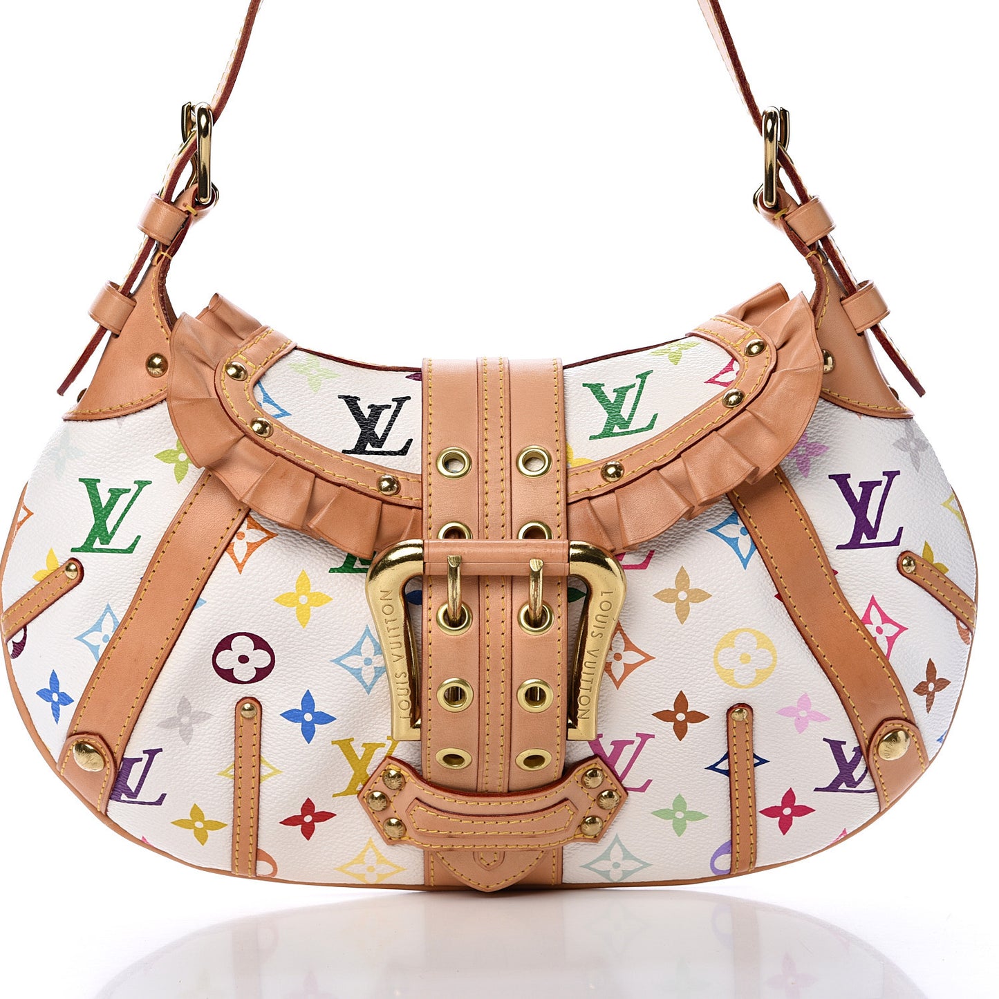 Monogram Multicolor Leonor White