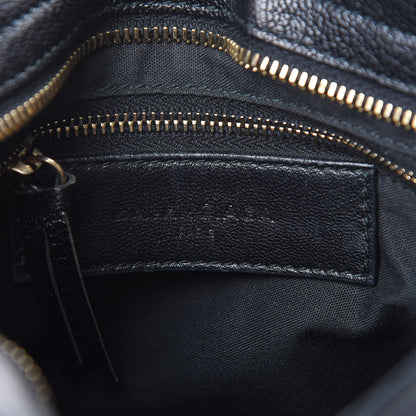 Balenciaga Chevre Gold Metallic Edge Hardware Mini City Black 5 of 13
