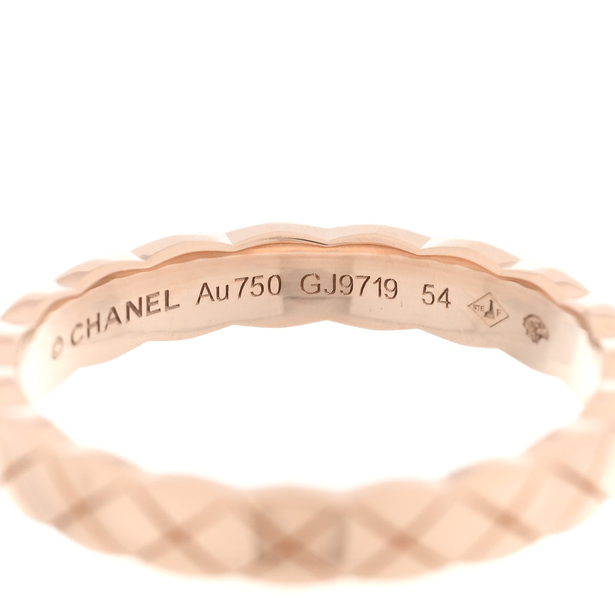 Chanel 18K Beige Gold Mini Coco Crush Ring 54 6.75 4 of 5