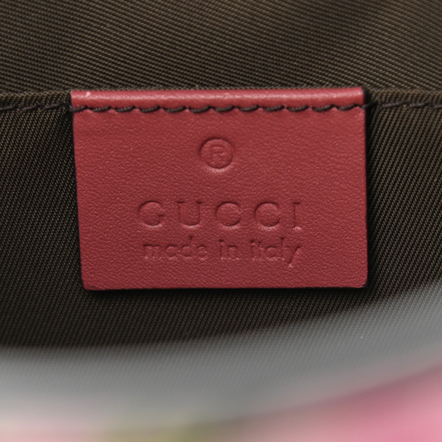Gucci GG Supreme Monogram Blooms Large Cosmetic Case Beige Multicolor Dry Rose 6 of 8