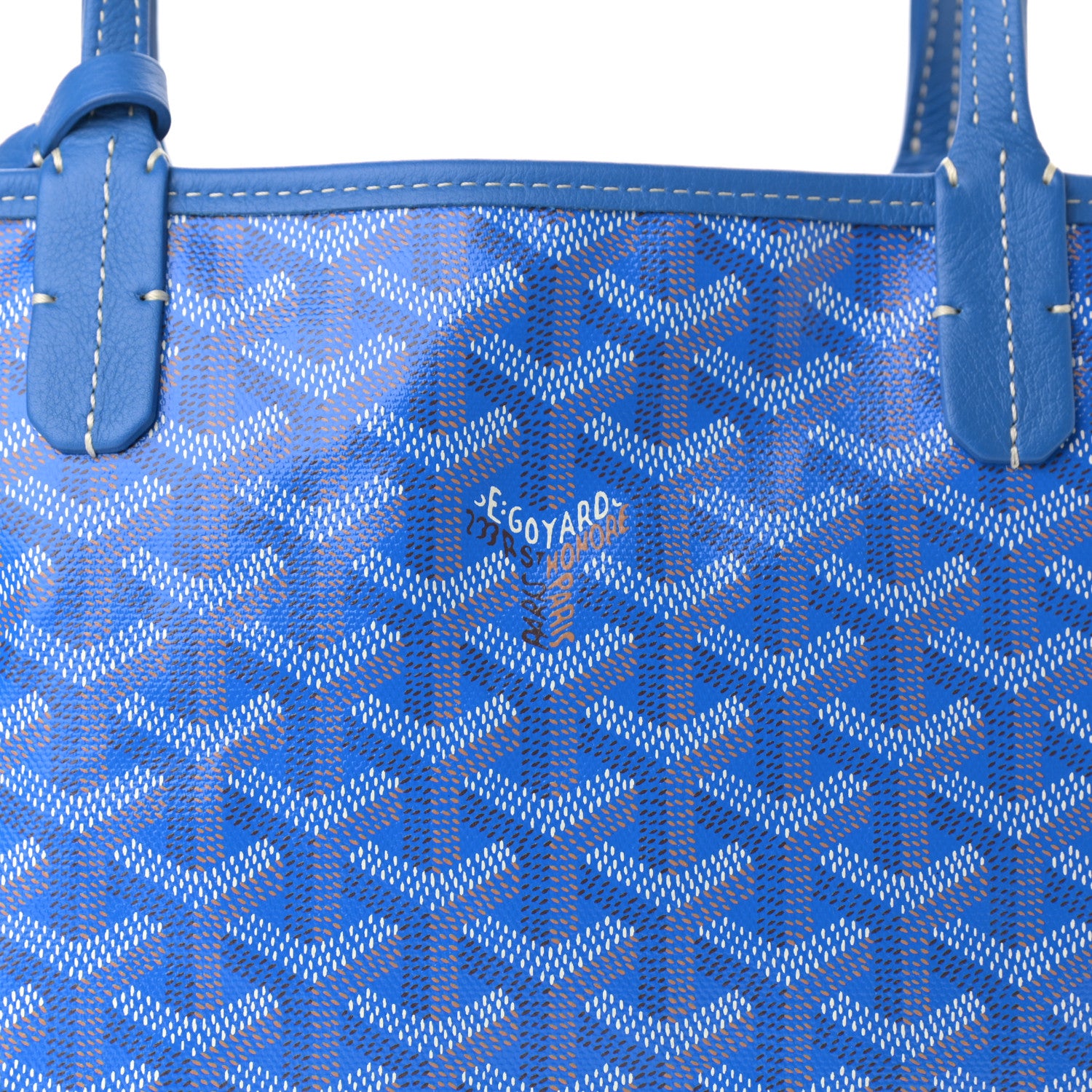 Goyard Goyardine Reversible Mini Anjou Sky Blue 9 of 18