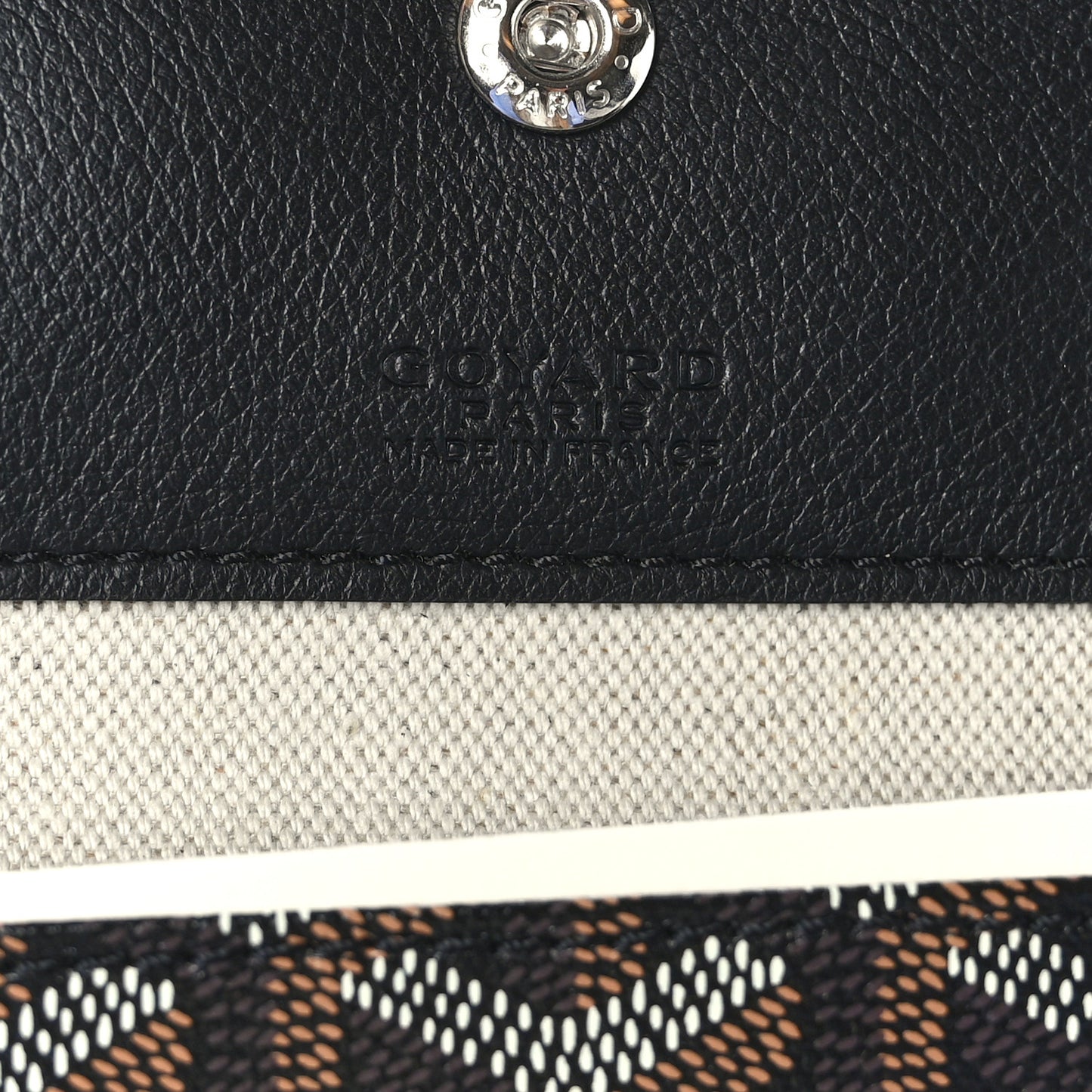 Goyardine Boheme Hobo Black