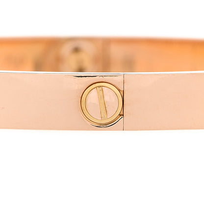 Cartier 18K Pink Gold LOVE Bracelet 18 8 of 10