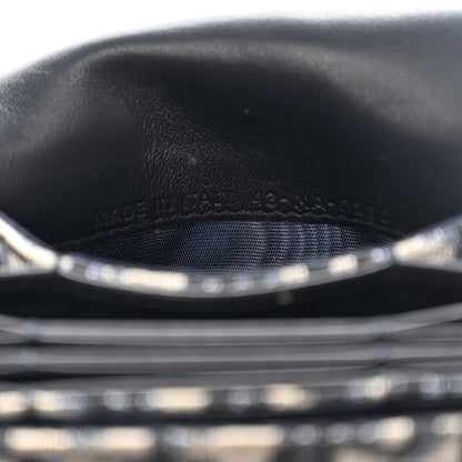 Christian Dior Oblique Saddle 5-Gusset Card Holder Blue 7 of 9