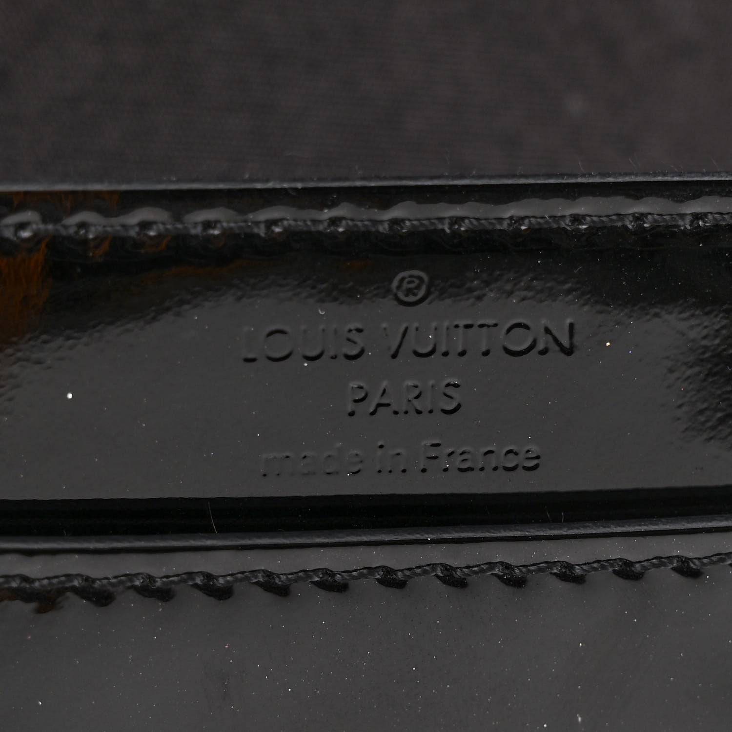 Louis Vuitton Patent Chain Louise PM Black 6 of 12