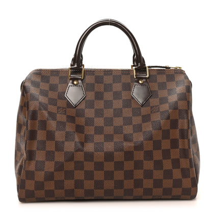 Louis Vuitton Damier Ebene Speedy 30 1 of 11