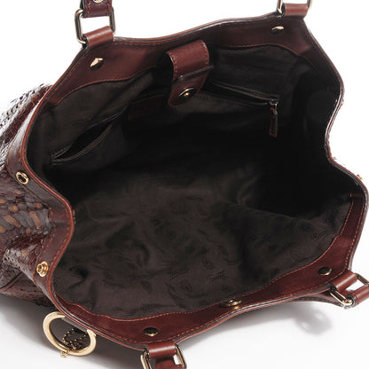 Gucci Python Medium Sukey Tote Brown 5 of 7
