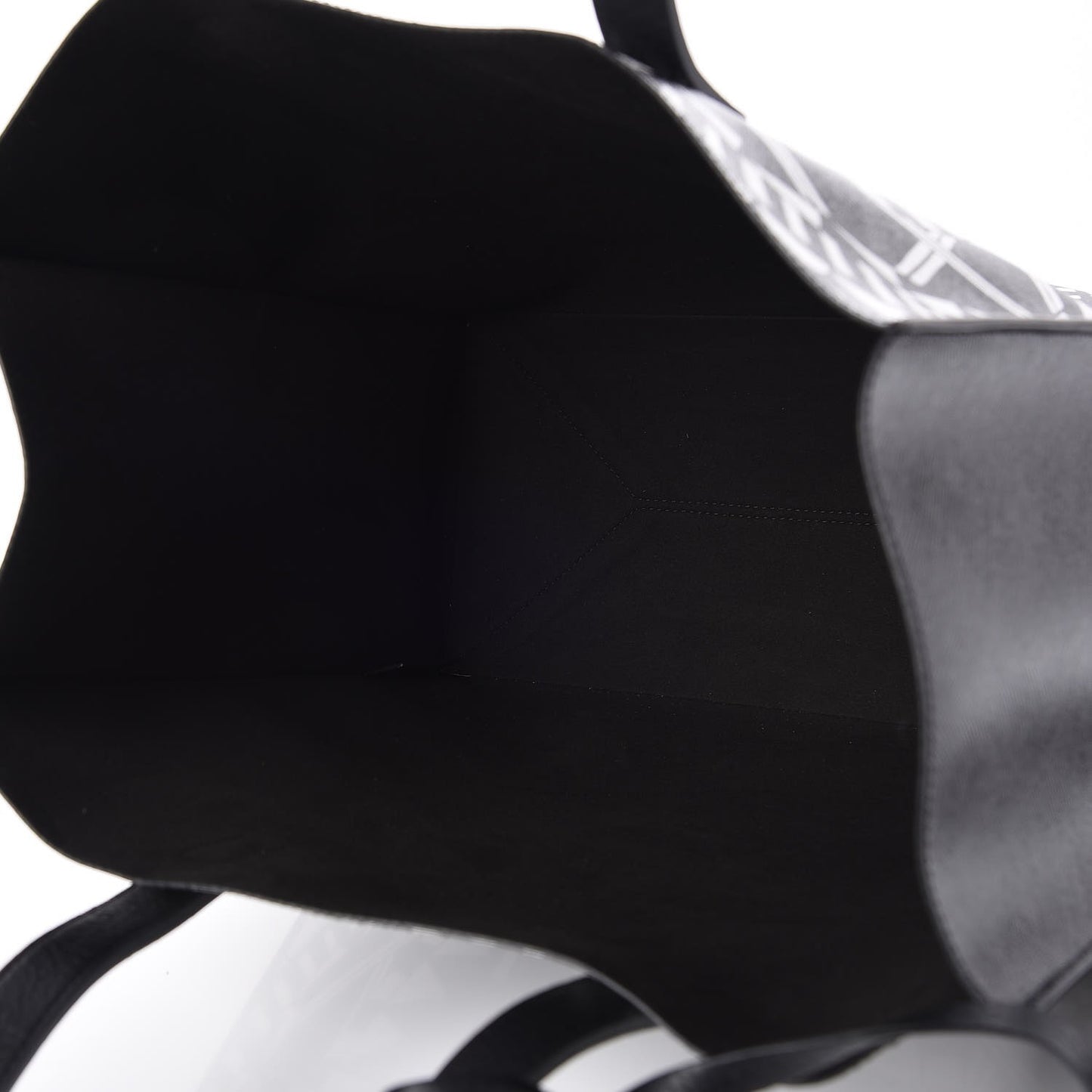 Calfskin Power of Love Print Tote Black