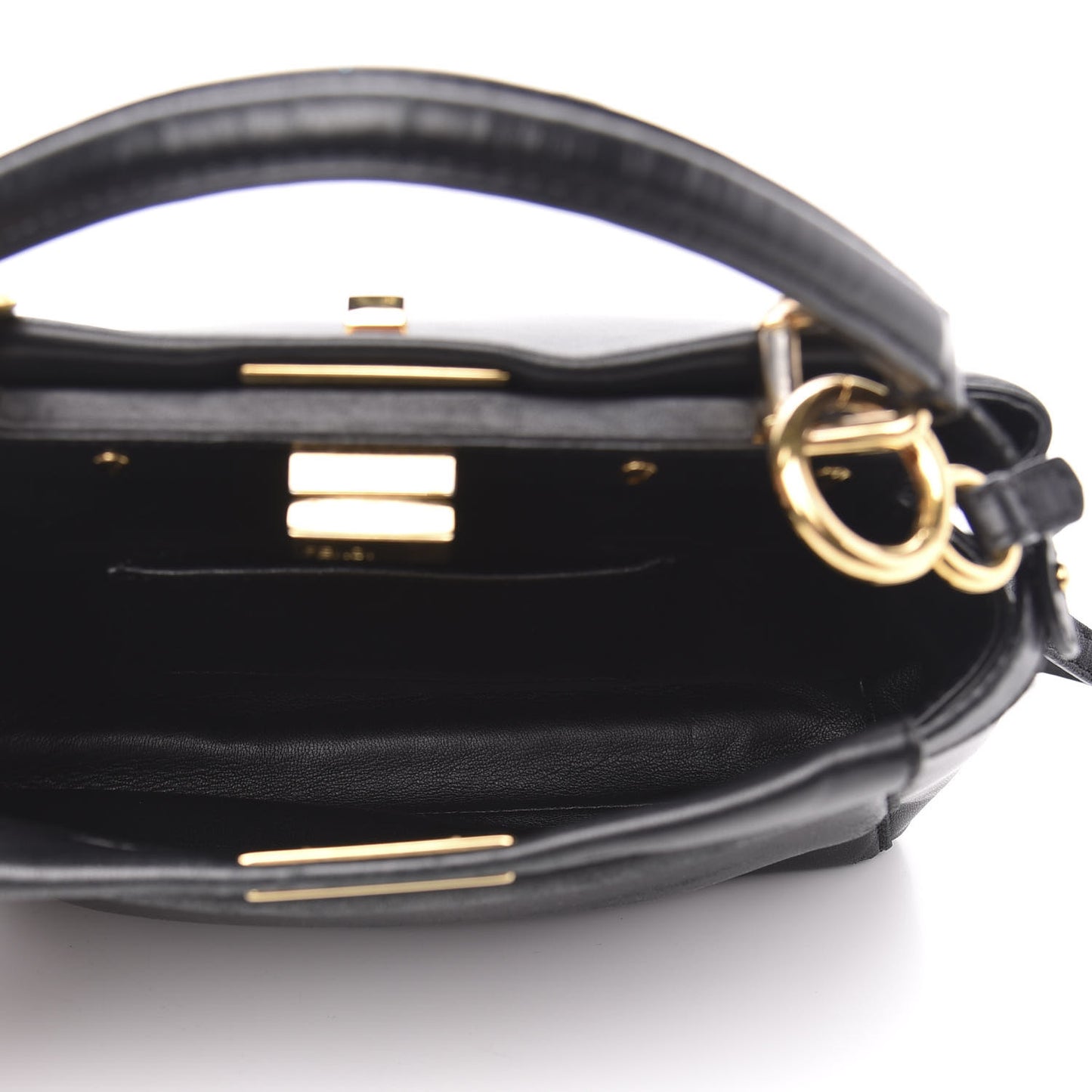 Nappa Mini Peekaboo Iconic Satchel Black