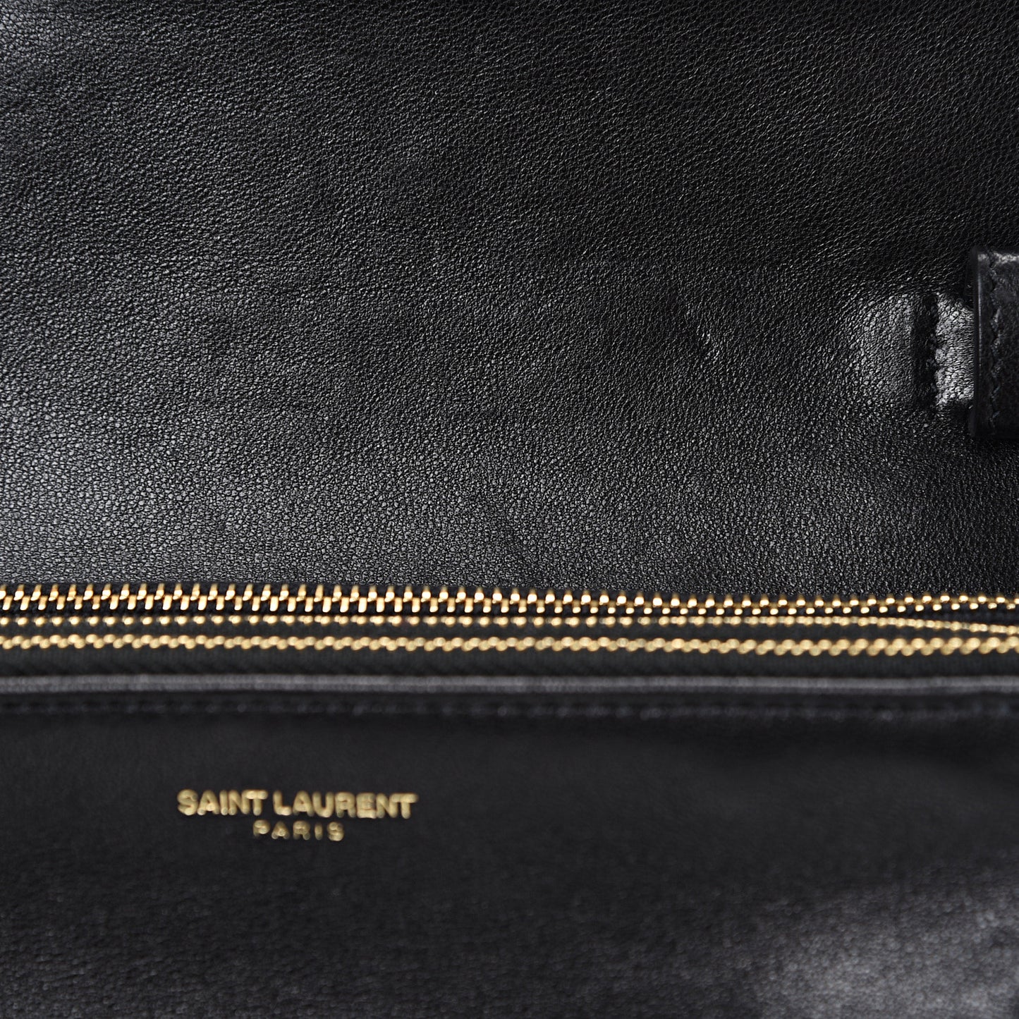 Lambskin Diamond Quilted Monogram Angie Chain Bag Black