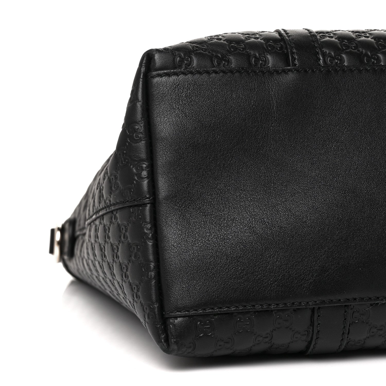 Gucci Soft Microguccissima Small Zippered Satchel Black 7 of 8