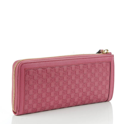 Gucci Microguccissima Sukey Zip Around Wallet Vintage Rose 3 of 7