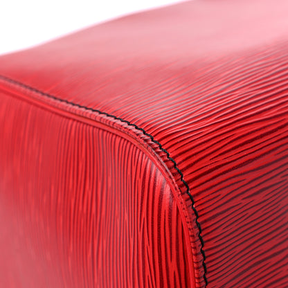 Louis Vuitton Epi Speedy 40 Castillan Red 9 of 14
