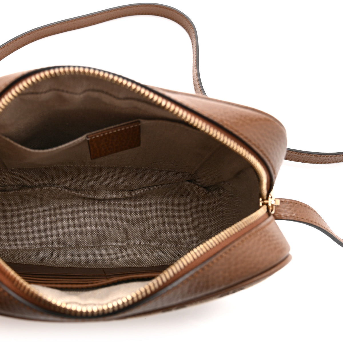 Gucci Monogram Mini Bree Messenger Bag Beige Tabacco 5 of 11