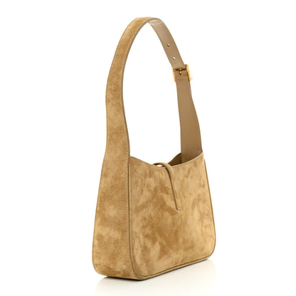 Saint Laurent Suede Calfskin Le 5 A 7 Hobo Beige 3 of 13