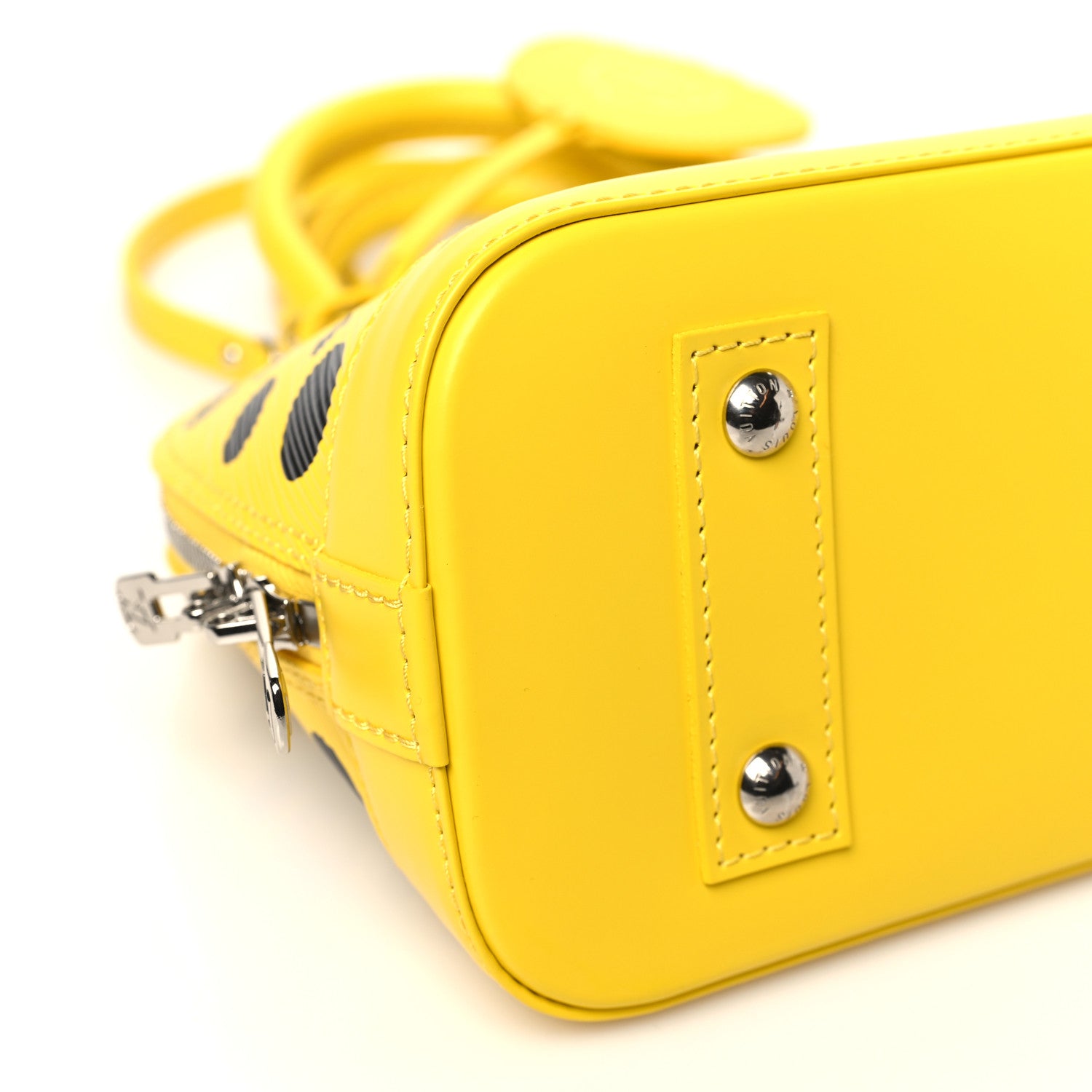 Louis Vuitton LV X YK Epi Alma BB Yellow Black 8 of 9