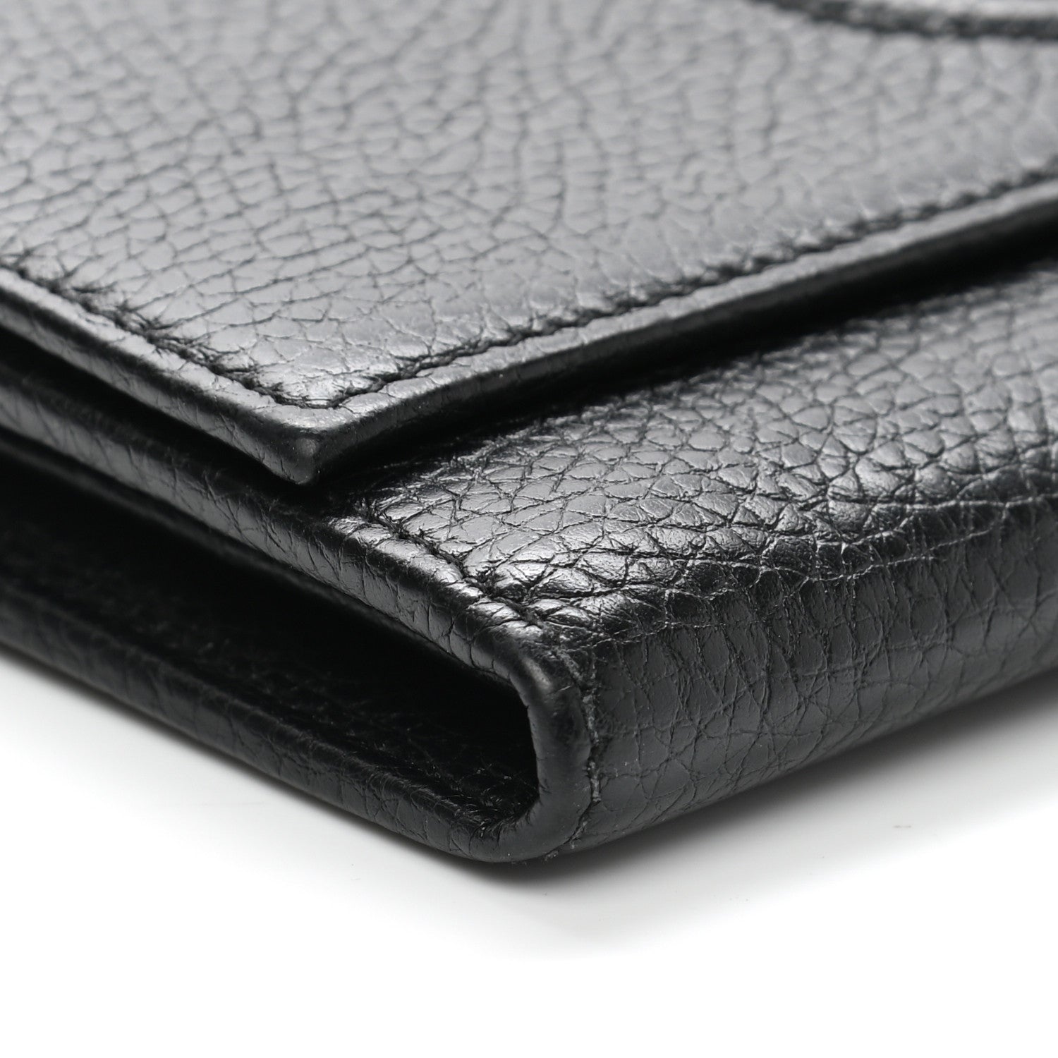 Gucci Cellarius Calfskin Soho Continental Wallet Black 10 of 11