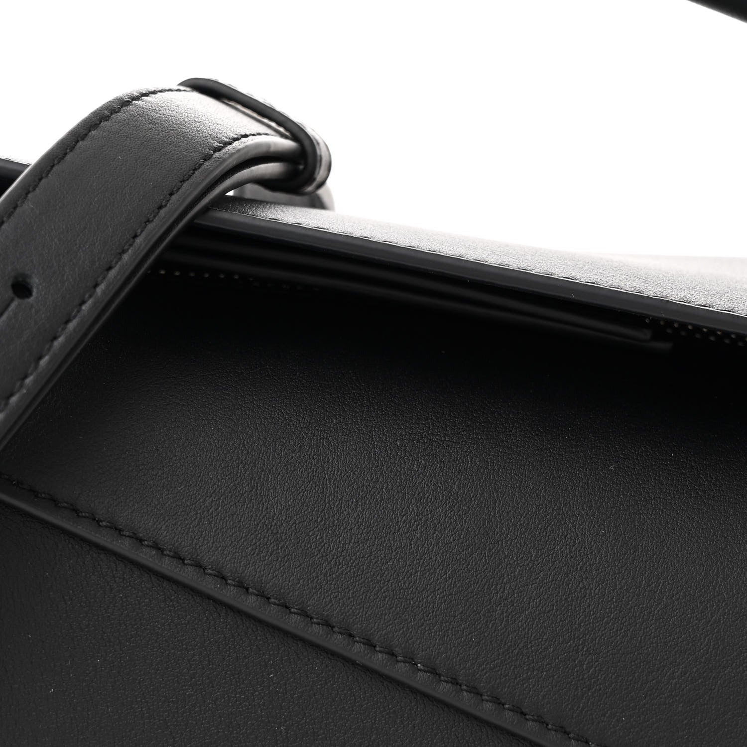 Loewe Calfskin Small Puzzle Edge Bag Black 8 of 10
