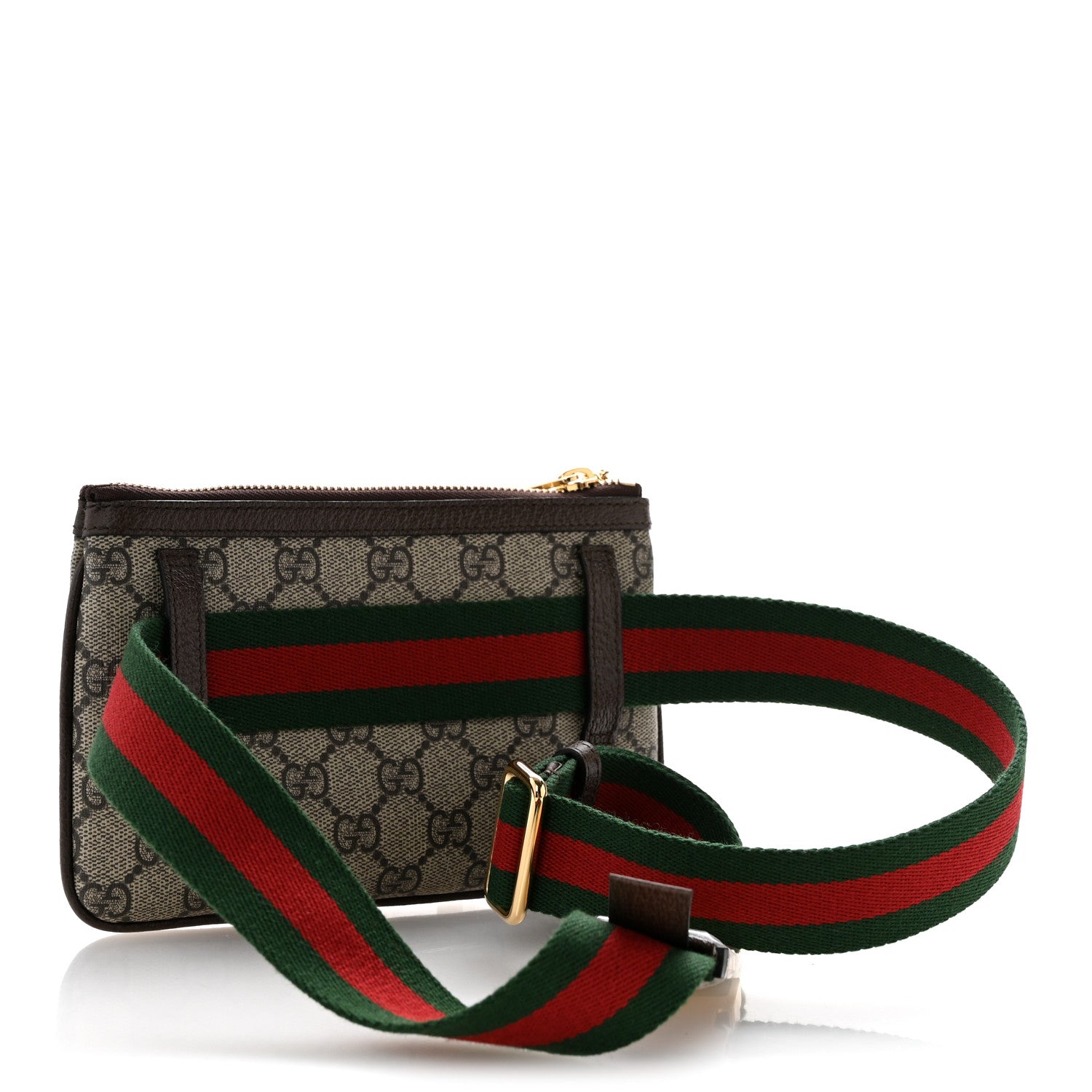 Gucci GG Supreme Monogram Web Ophidia Utility Belt Bag  100 40 Beige Ebony New Acero 4 of 11
