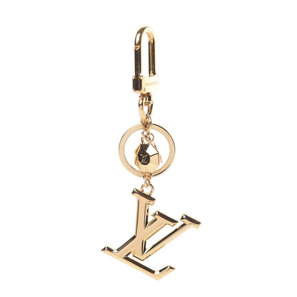 Louis Vuitton LV Facettes Bag Charm Key Holder Gold 1 of 3