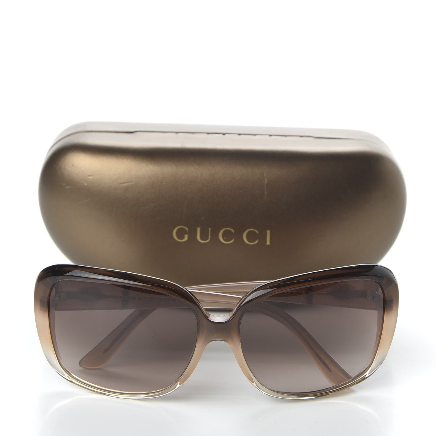 Gucci Acetate Square Frame Sunglasses GG3125S Brown 7 of 7
