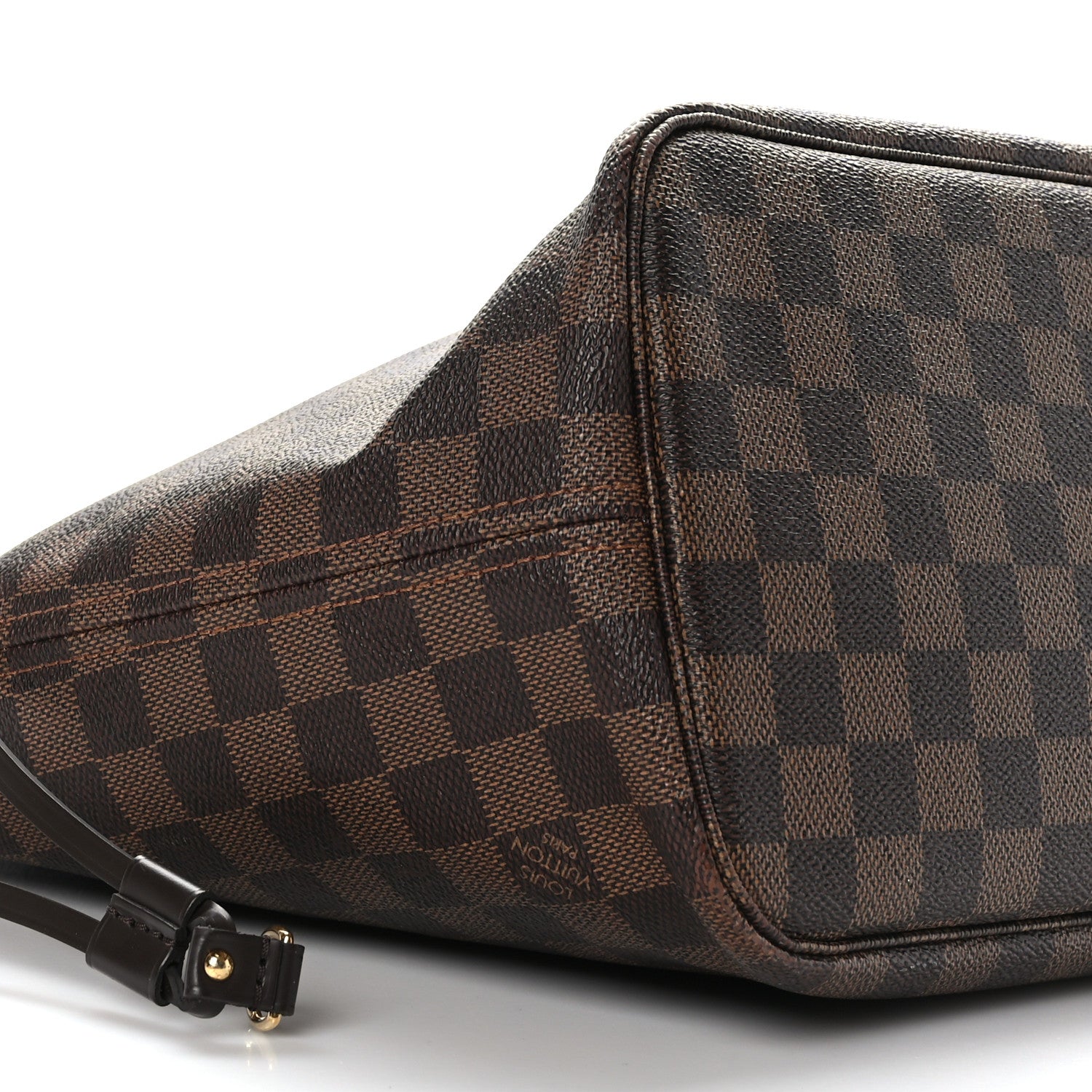 Louis Vuitton Damier Ebene Neo Neverfull MM Rose Ballerine 8 of 9