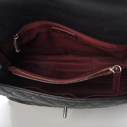 Chanel Caviar Quilted Medium Coco Handle Flap Black 5 of 10