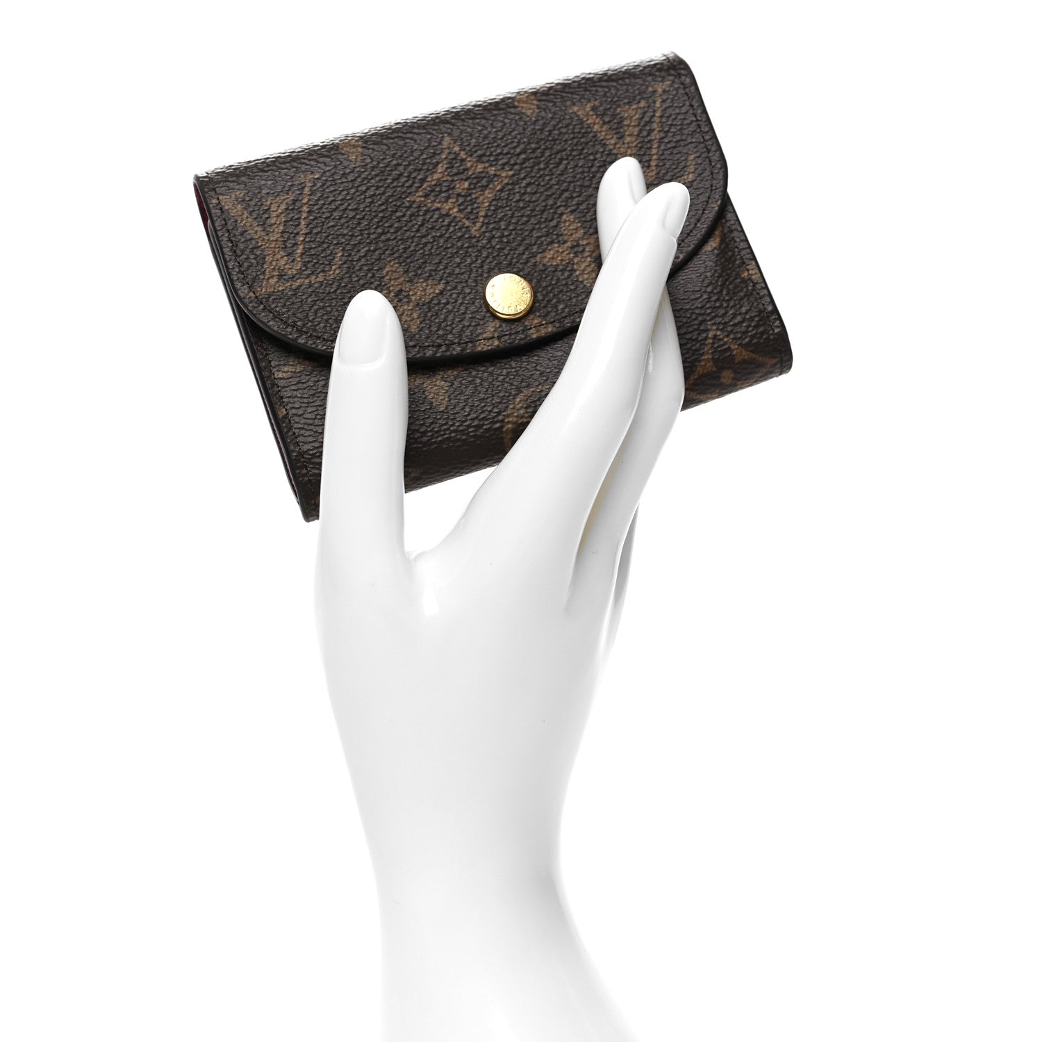 Louis Vuitton Monogram Rosalie Coin Purse Rose Ballerine 2 of 8