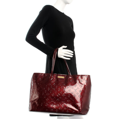Louis Vuitton Vernis Wilshire GM Rouge Fauviste 2 of 25