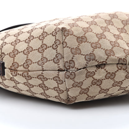 Gucci Monogram Half Moon Hobo Dark Brown 9 of 20