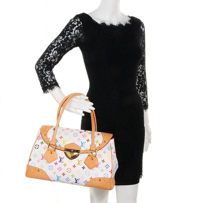 Louis Vuitton Monogram Multicolor Beverly GM White 2 of 8