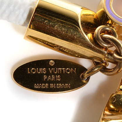 Louis Vuitton Monogram Multicolor Luck It Bracelet 19 White 3 of 5