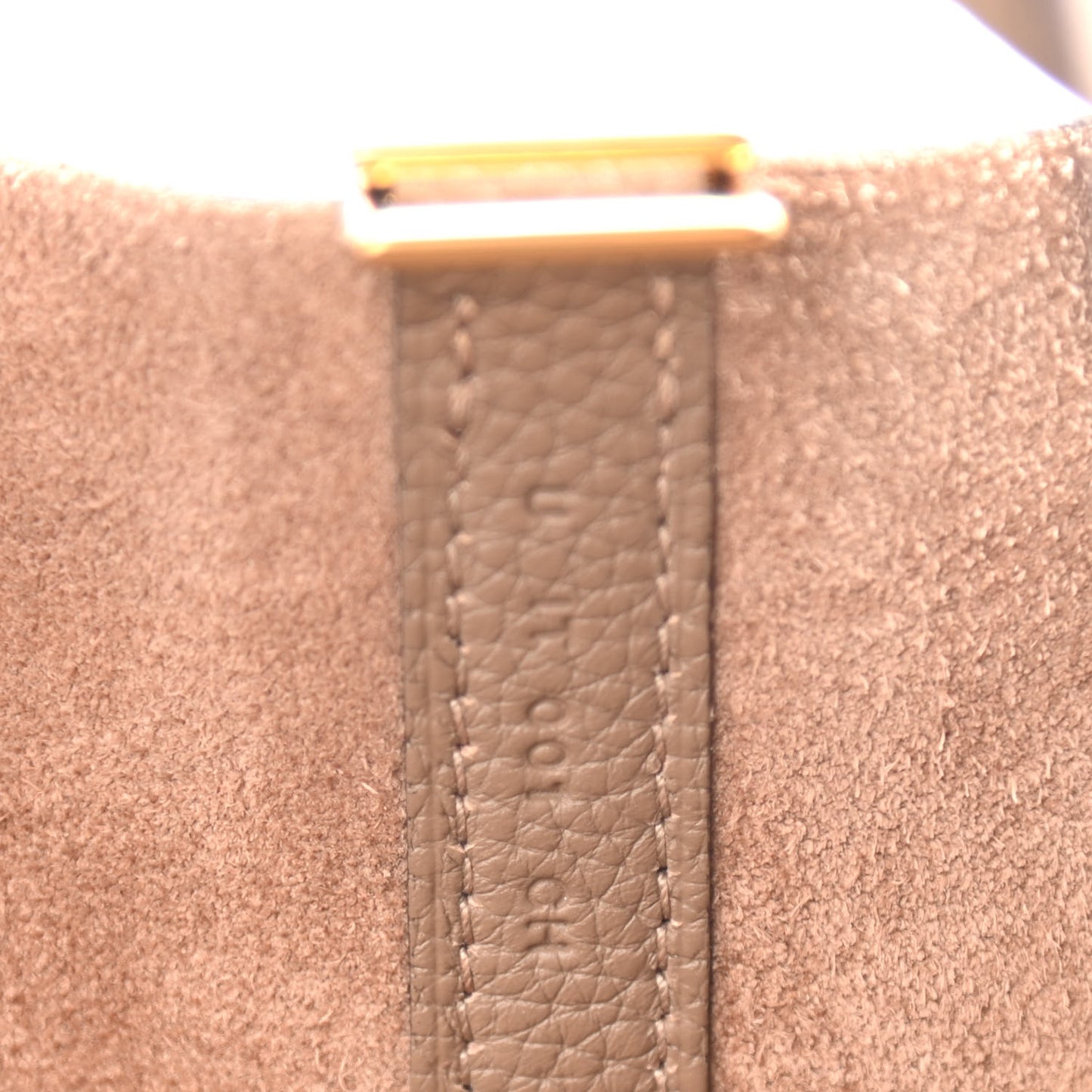 Taurillon Maurice Picotin Lock 18 PM Beige De Weimar
