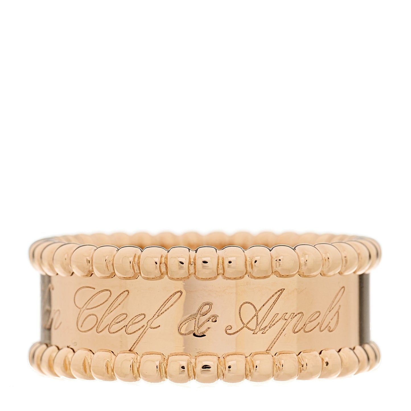 18K Rose Gold Perlee Signature Ring 52 6